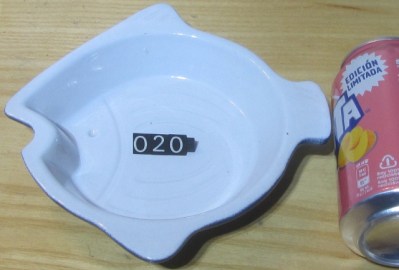 20 BANDEJA CERAMICA PEZ